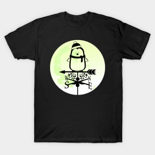 Christmas Penguin Weathervane T-Shirt